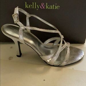 Kelly & Katie Silver Heels